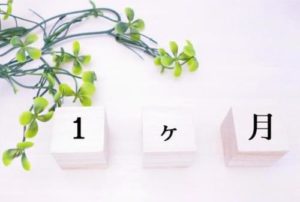１カ月